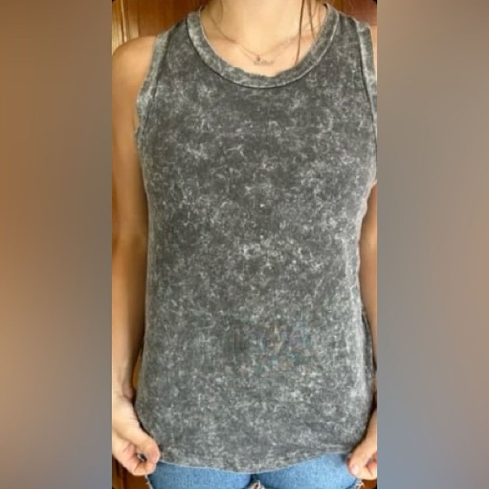 Wild Fable Acid Wash Racerback Tank Top Size XS